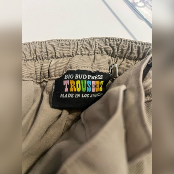 Big Bud Press HERITAGE OLIVE TROUSERS Size XXS $138 - Picture 4 of 6